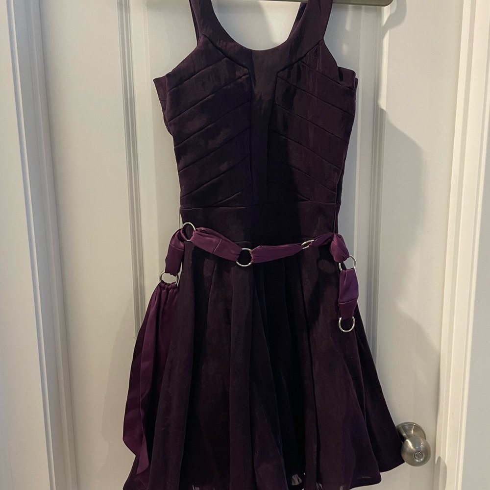Gomez Gracia Elegant Purple Sleeveless Dress, Euro size 8